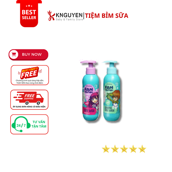  Sữa tắm gội 2in1 Fantomiki 3Y+ (250ml) 