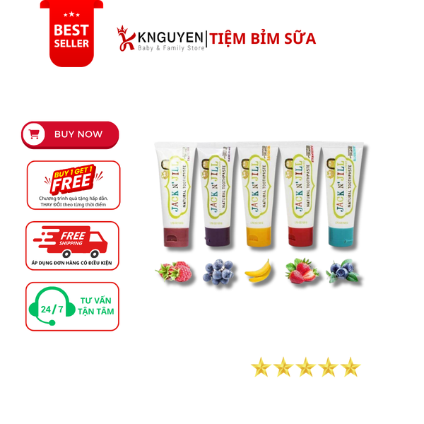  Kem Đánh Răng Jack N’ Jill 5g 