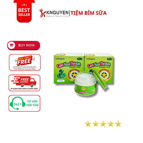  Cao Xoa Trẻ Em Golden Star  (16g) 