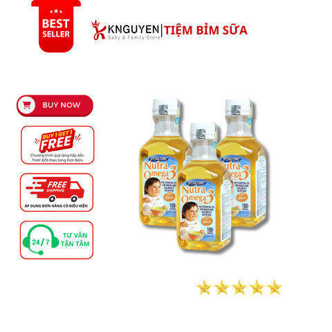  Dầu Cá Hồi Nutra Omega 3 HiPP 240ml 