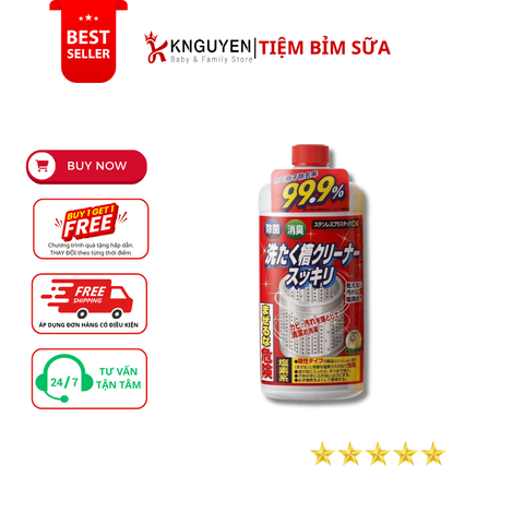  Nước Tẩy Lồng Giặt Rocket Nhật Bản 550 