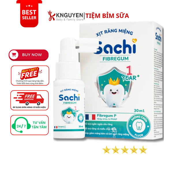  Xịt răng miệng Sachi - Việt Nam - Lọ 30ml 