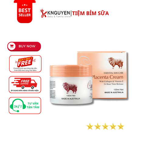  Kem cừu dưỡng da CARELINE 100ml (Lọ) - Màu Cam 