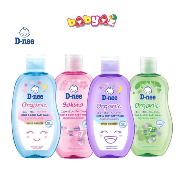  Tắm gội toàn thân em bé (baby) Dnee  180ml 