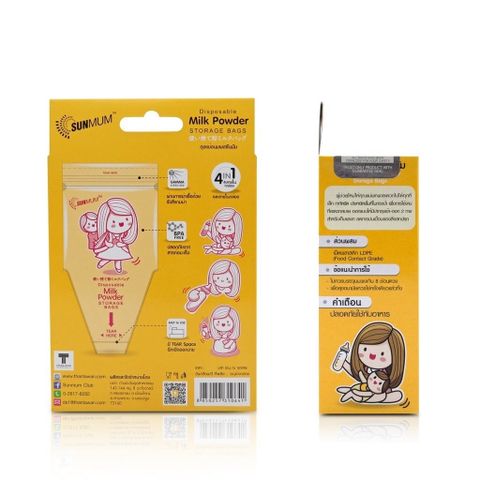  Túi Trữ Sữa Bột Dùng 1 Lần Sunmum ( 30 chiếc) 