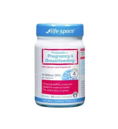  Men vi sinh cho mẹ bầu và sau sinh Life Space 50 viên 