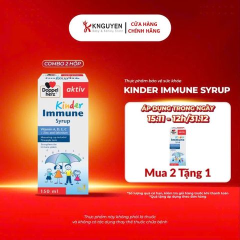  Tăng Đề Kháng Kinder Immune Syrup, 150ml, Doppelherz 