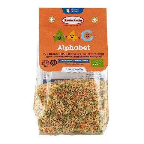  [8M+] Nui rau củ hữu cơ hình chữ Dalla Costa - 200g 