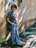  Áo thun Xanh Đá thêu tay Rồng Naga 