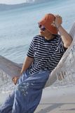  Quần linen nấm xanh thêu tay Xuyến Chi 