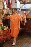 Đầm tay tiên cam thêu tay Cúc Nhật 