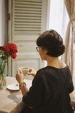  Đầm Muse linen thêu tay Đăng Tiêu 