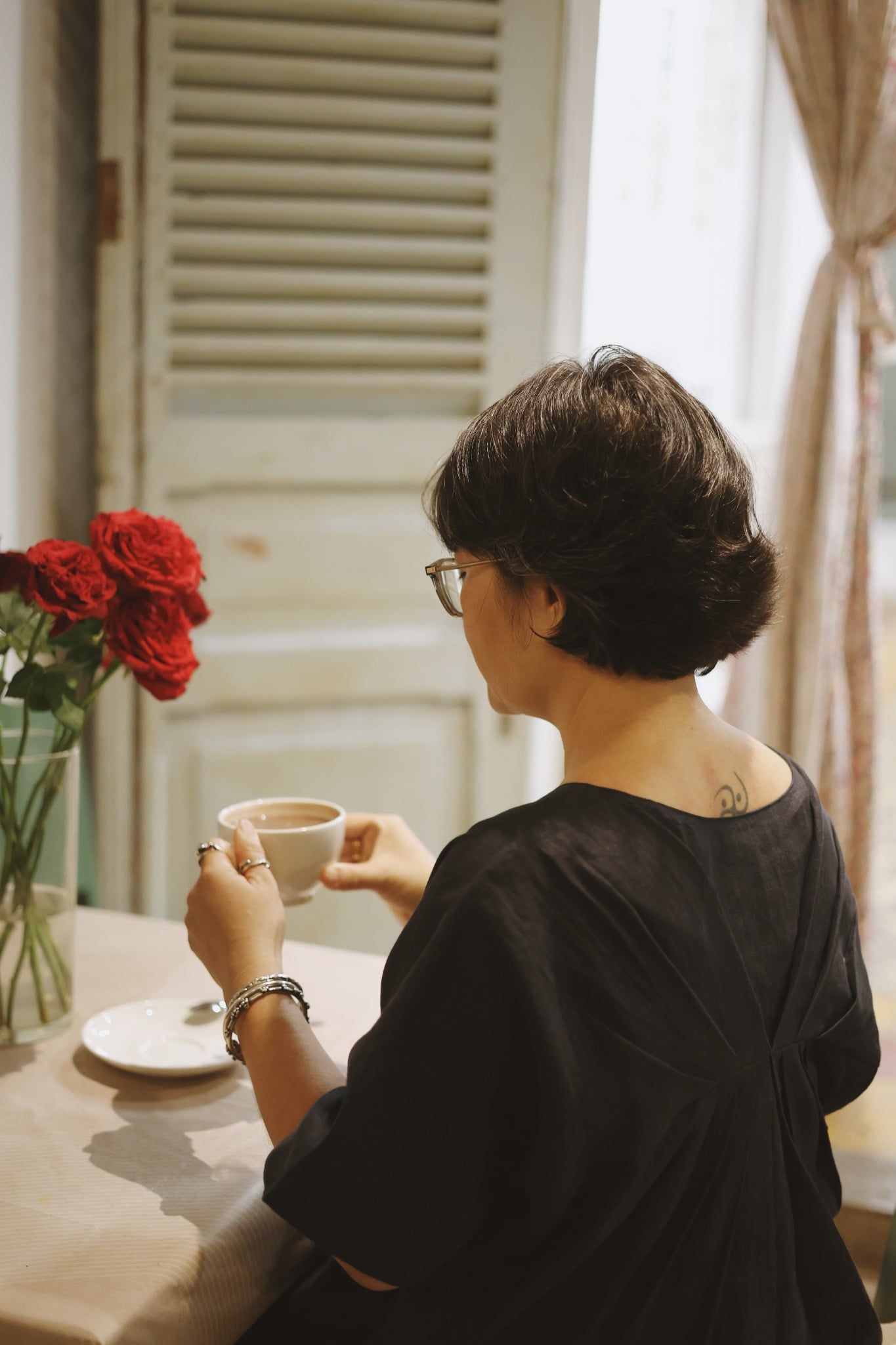  Đầm Muse linen thêu tay Đăng Tiêu 