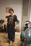  Đầm Muse linen thêu tay Đăng Tiêu 