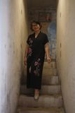  Đầm Yuna Kimono Xám thêu tay Heart Jacobean 