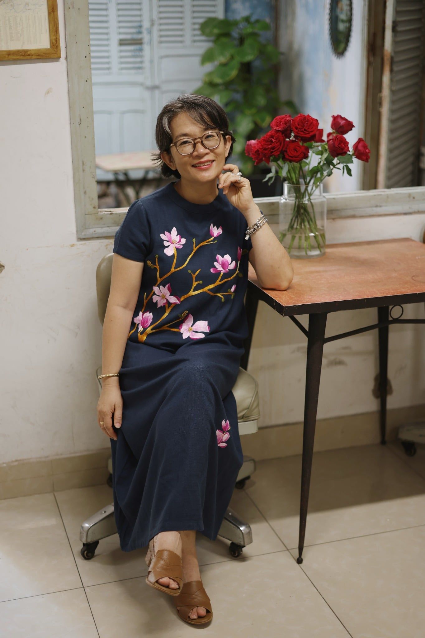  Đầm Selena Yamaha thêu tay Mộc Lan 