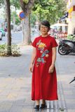  Đầm Selena Đỏ thêu tay Heart Jacobean 3 