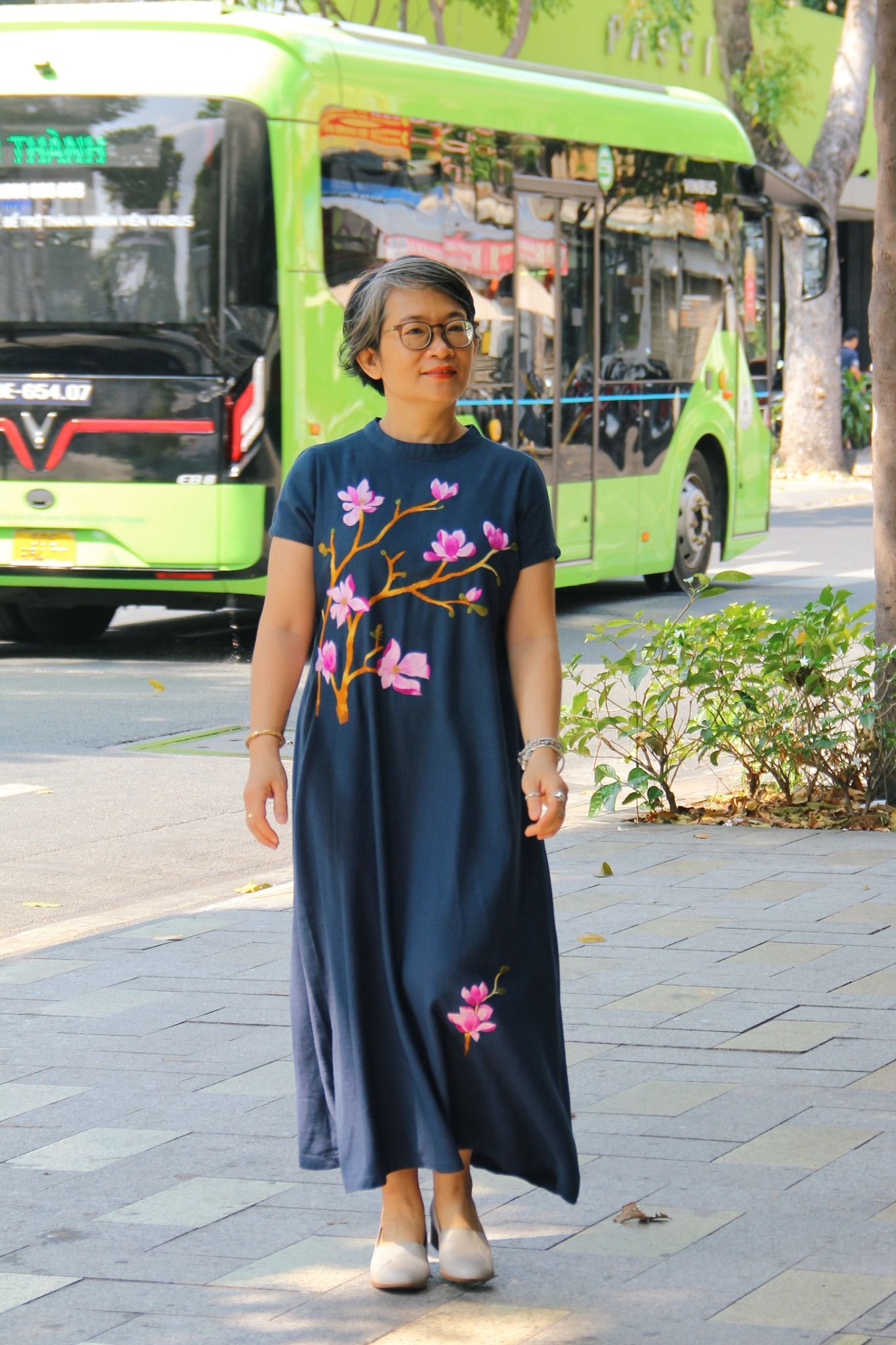  Đầm Selena Yamaha thêu tay Mộc Lan 