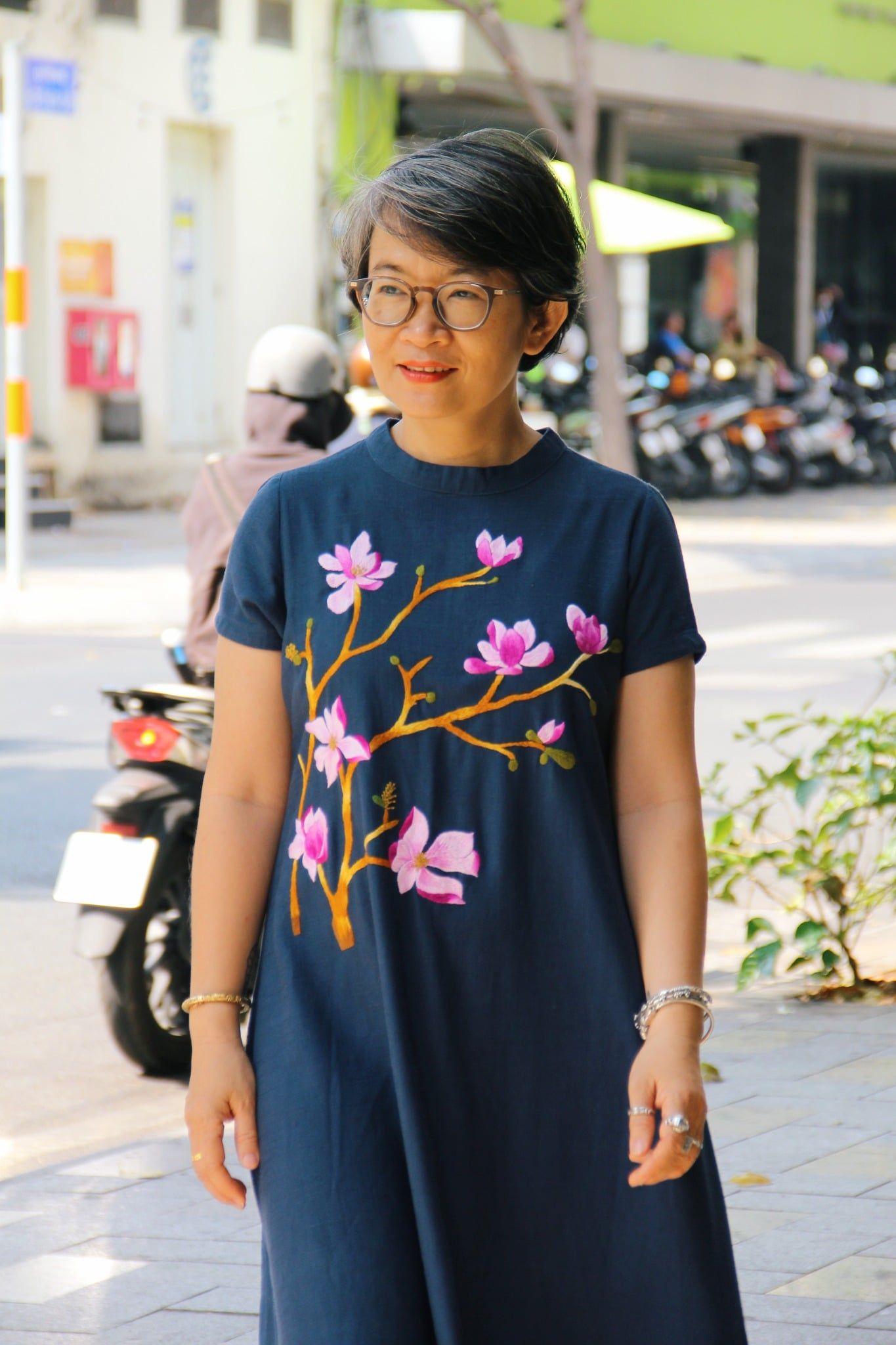  Đầm Selena Yamaha thêu tay Mộc Lan 