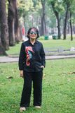  Áo chemise Đen thêu tay Hải Vương 