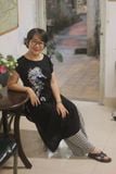  Tunic Đen thêu tay Hải Vương 