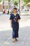  Đầm Monica xanh thêu tay Mộc Lan 