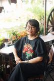  Đầm tay bồng Đen thêu tay Hỏa Mã 