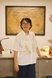  Áo linen trắng sữa thêu tay Lan Bướm 