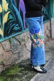  Quần jeans thêu tay Thu Bình Đông Hồ 