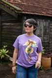  Áo thun thêu tay Hải Hậu - BabyTee Tím cà 