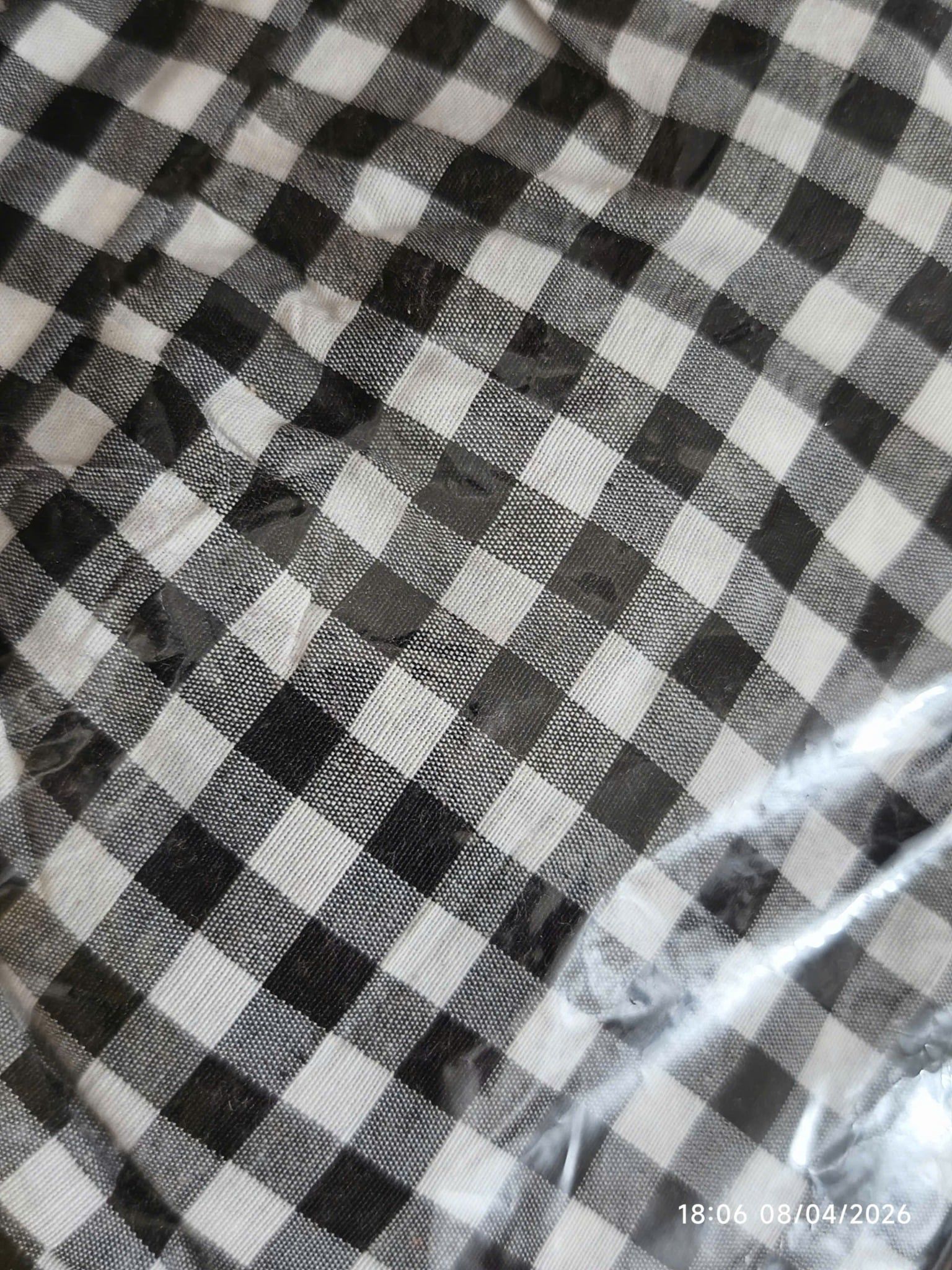  Chân váy Boho caro đen trắng Freesize 