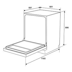 MÁY RỬA BÁT HAFELE HDW-F602TS 535.29.551 – Giải Pháp Rửa Bát Hiện Đại Cho Gia Đình Việt