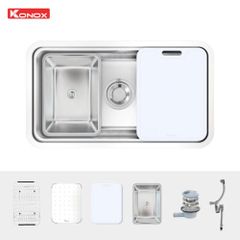 Chậu Rửa Chén Konox Chống Xước Workstation Sink Dekor 8347SU