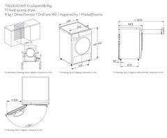 Máy Sấy TWD640WP EcoSpeed 9kg – Giải Pháp Sấy Quần Áo Thông Minh, Tiết Kiệm Điện