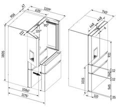 Tủ lạnh SBS Liebherr MBsddi 9528 Index 20B – Đẳng cấp bảo quản chuẩn Đức