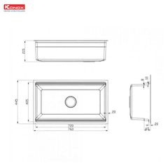 Chậu Rửa Chén Konox Chống Xước Workstation Sink Dekor 7644SU – Trạm sơ chế tiện nghi cho bếp hiện đại