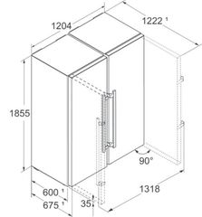 Tủ Lạnh Side by Side Liebherr XRFsd 5265 – Đẳng Cấp Bảo Quản Chuẩn Đức