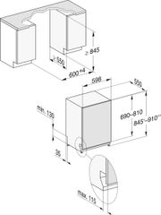 Máy Rửa Bát Miele G 7797 SCVi XXL AutoDos 125 Gala Ed – Đỉnh Cao Công Nghệ Rửa Chén Âm Tủ Cao Cấp