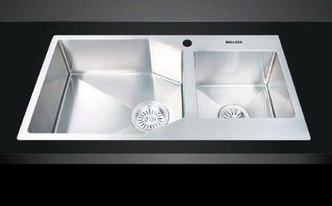 Chậu Inox 2 Hố Malloca MS 610A – Giải Pháp Bếp Hiện Đại, Tiện Lợi Tối Ưu