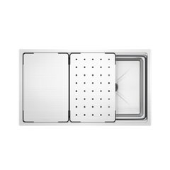 Chậu Rửa Chén Konox Chống Xước Workstation Sink Dekor 7644SU – Trạm sơ chế tiện nghi cho bếp hiện đại