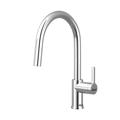 Vòi Dây Rút Konox Alto Smart Chrome – Thiết Kế Sang Trọng, Tiện Nghi Đỉnh Cao Cho Gian Bếp Hiện Đại