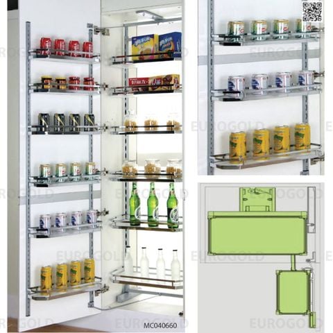 Tủ Kho Eurogold 4-6 Tầng Mạ Crom EKC14445 - EKC14460 - EKC14645 - EKC14660
