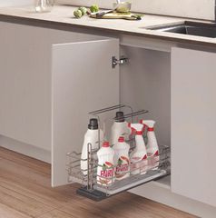 Giá Để Chất Tẩy Rửa Hafele – Nan Ovan 595.04.096 : Giải Pháp Lưu Trữ Gọn Gàng, Sang Trọng Cho Tủ Bếp