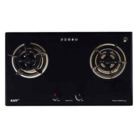 Bếp Gas Âm KAFF KF-218 – Thiết Kế 2 Lò Nấu Gọn Gàng, Tiện Dụng