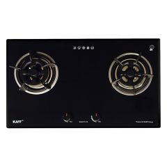 Bếp Gas Âm KAFF KF-218 – Thiết Kế 2 Lò Nấu Gọn Gàng, Tiện Dụng