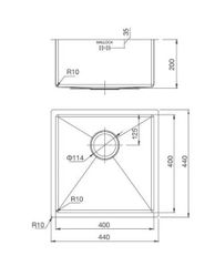 Chậu Inox 1 hố Malloca MS 1044 – Sự lựa chọn tối ưu cho không gian bếp hiện đại