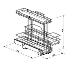 Giá Để Chất Tẩy Rửa Hafele - VIOLA 595.04.095: Tối Ưu Không Gian Lưu Trữ Cho Tủ Bếp Hiện Đại