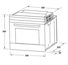 Lò Nướng Hafele HO-6T70A 538.01.441 – Giải pháp hoàn hảo cho gian bếp hiện đại