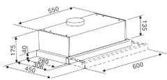 Máy Hút Mùi Âm Tủ KAFF KF-TL1006B – Gọn Gàng, Hút Mùi Hiệu Quả