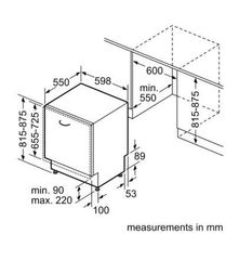 Máy Rửa Bát Âm Tủ SMV4ECX16E – Giải Pháp Rửa Bát Hiện Đại, Tiết Kiệm Không Gian
